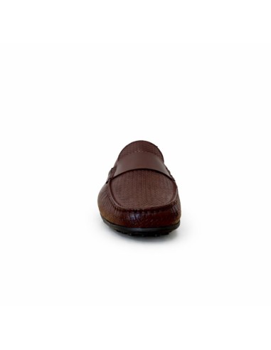 Mocassin de peau marron MOCBASKET-TESTA