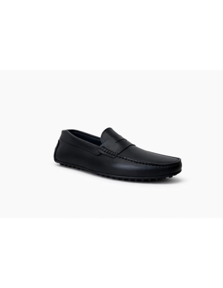 Mocassin de peau le noir MOCFAZ-NEGRO