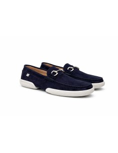 Blue suede moccasin 2