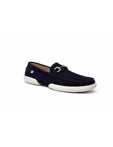 Mocassin suède bleu MOCPORT-NAVY