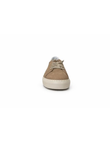 Beige nubuck sneakers
