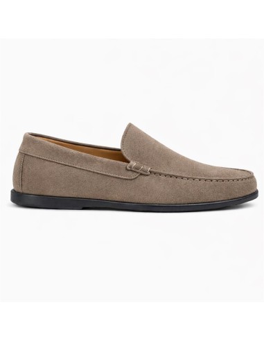 Mocassin suède beige SAMELA-TAUPE