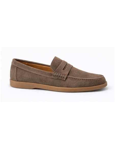 Mocassin suède marron SAMORI-BROWN