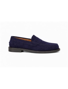Blue suede moccasin 2
