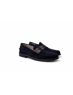 Castillans suède bleu SEFAGOR-NAVY