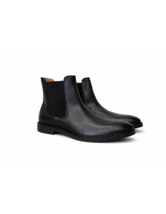 Brown leather chelsea boots 2