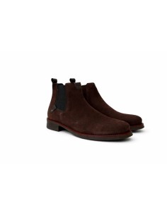bottines chelsea suède marron SORCLIP-BROWN