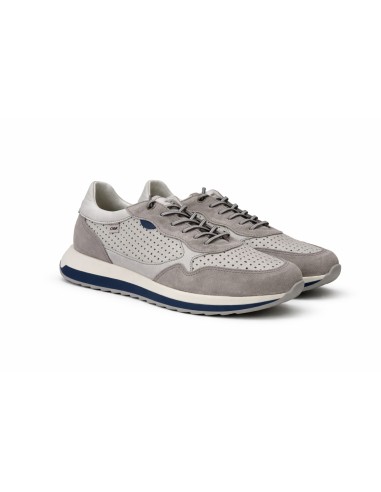 Grey suede sport shoe