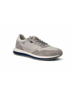 Grey suede sport shoe 2