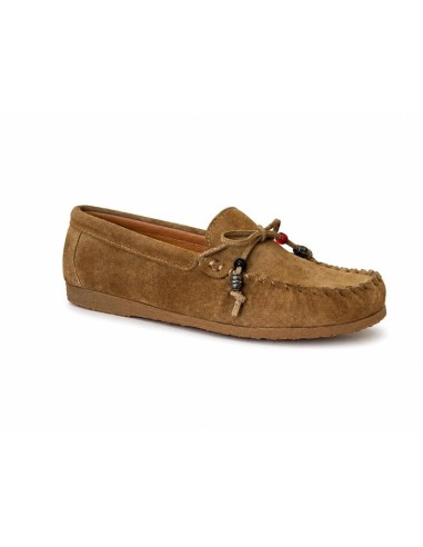 femmes mocassins de peau cuir W-MOCTER-CUERO