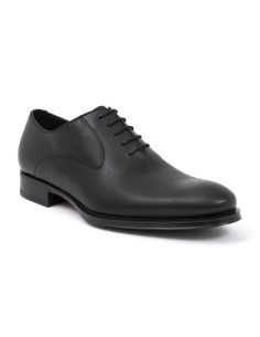 Oxford de piel con costura color negro