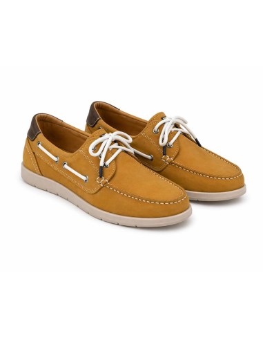 Nautique nubuck moutarde NATORI-MOSTAZA