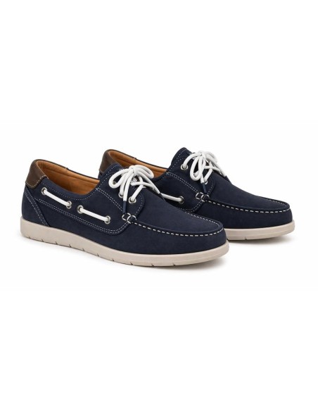 Nautique nubuck bleu NATORI-NAVY