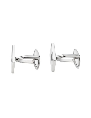 Gemelos de latón figura divertida color plata