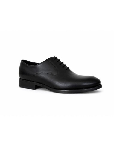 Oxford de piel con costura color negro