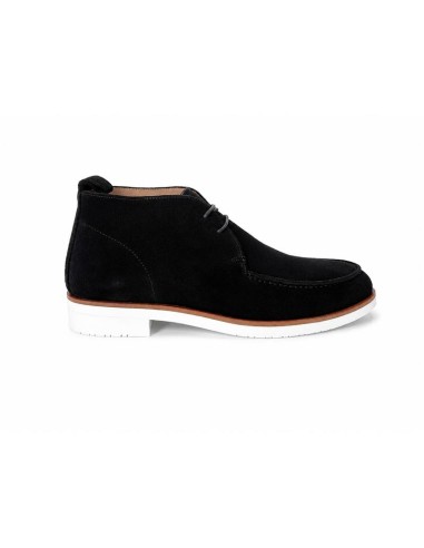 Black suede boot