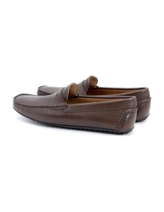 Mocassin de peau marron EDEL-MARRON 2