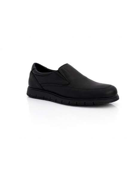 Mocassin de peau le noir MIRELO-NEGRO