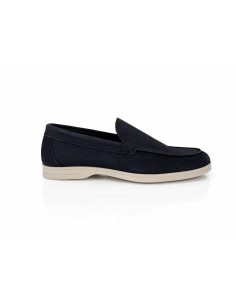 Mocassin nubuck bleu MIROR-NAVY 2