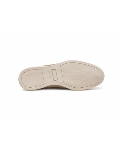 Beige nubuck moccasin