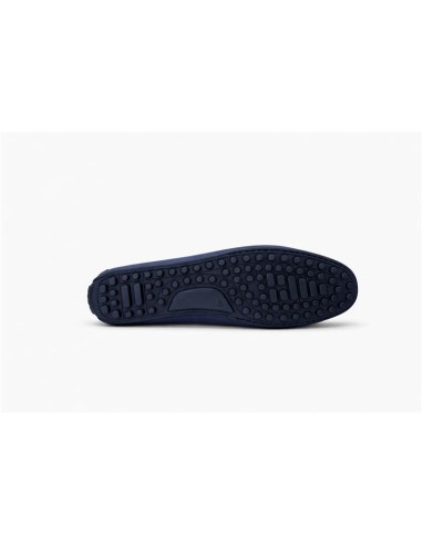 Mocassin de peau bleu MOCFAZ-MARINO