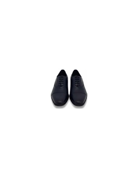 Blue leather Oxford