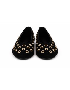 Ballerine suède le noir W-BIVANTE-BLACK