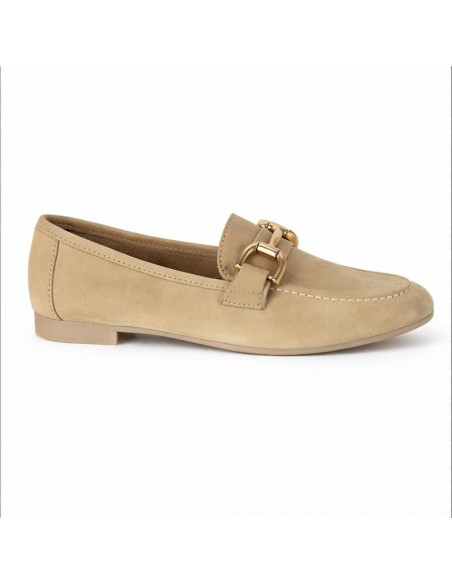 femmes mocassins suède beige W-SEMUNA-SAND