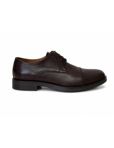 Brown leather derby 2