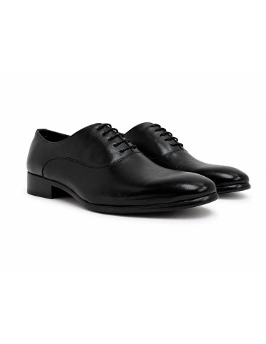 Black leather Oxford