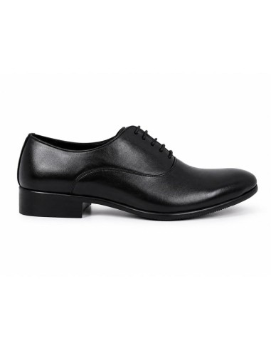 Black leather Oxford