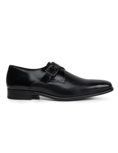 chaussure avec boucle de peau le noir MERINO-BLACK 2