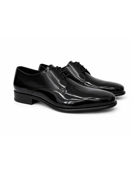 Derby de peau le noir PAGRO-BLACK