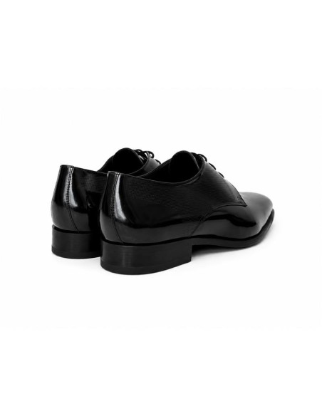 Derby de peau le noir PAGRO-BLACK