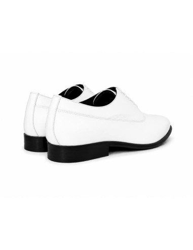 White leather Oxford