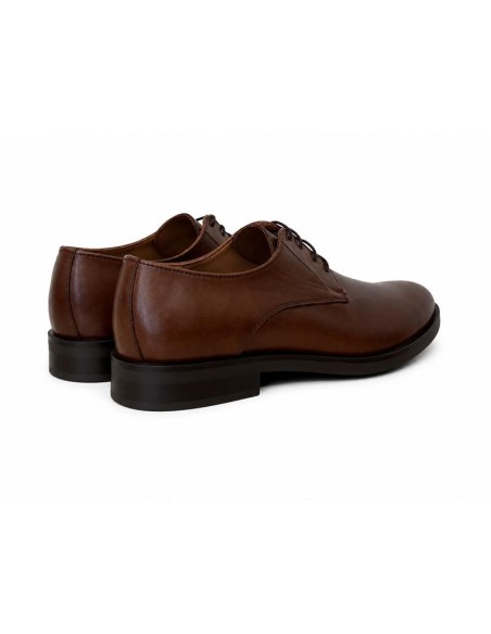 Derby de peau marron VAMENTO-BROWN
