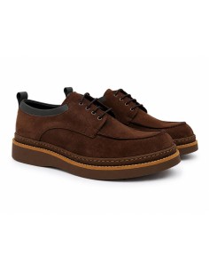 Derby suède marron VELO-BROWN
