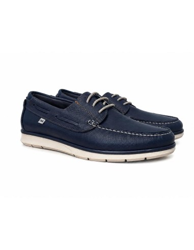 Nautique de peau cuir TUANE-NAVY