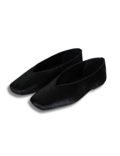 Black leather Ballet Flat 2