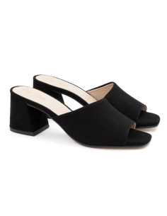 chaussures habillées femme suède le noir W-ANISE-NEGRO