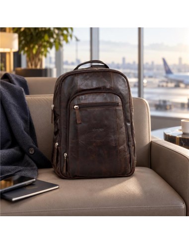 Brown leather Backpack