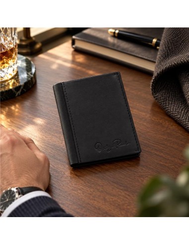 Black leather wallet