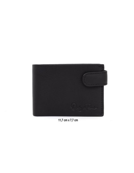 Black leather wallet