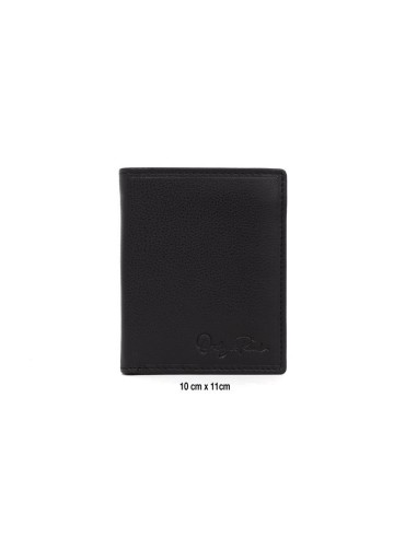 Black leather wallet
