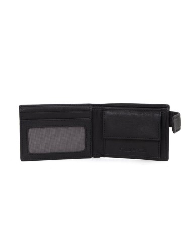 Black leather wallet