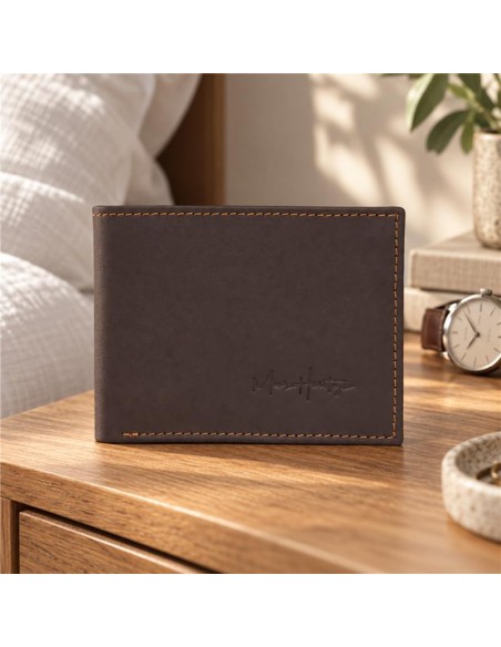 Brown leather wallet