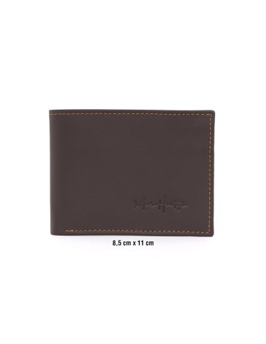 Mallette de peau marron AC-REGENT-MARRON