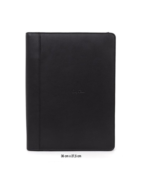Black leather Laptop Portfolio