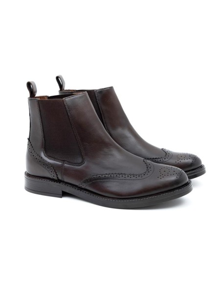 bottines chelsea de peau cuir ARNUBA-CUERO