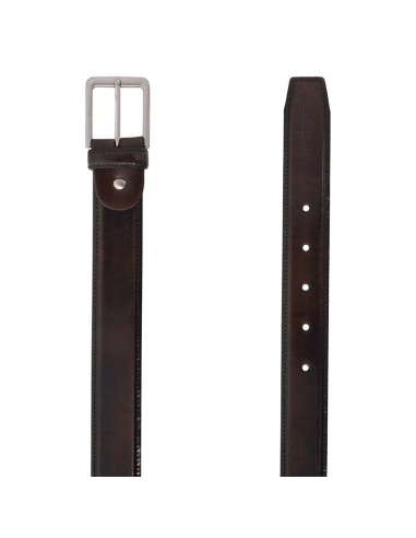 Brown leather belt